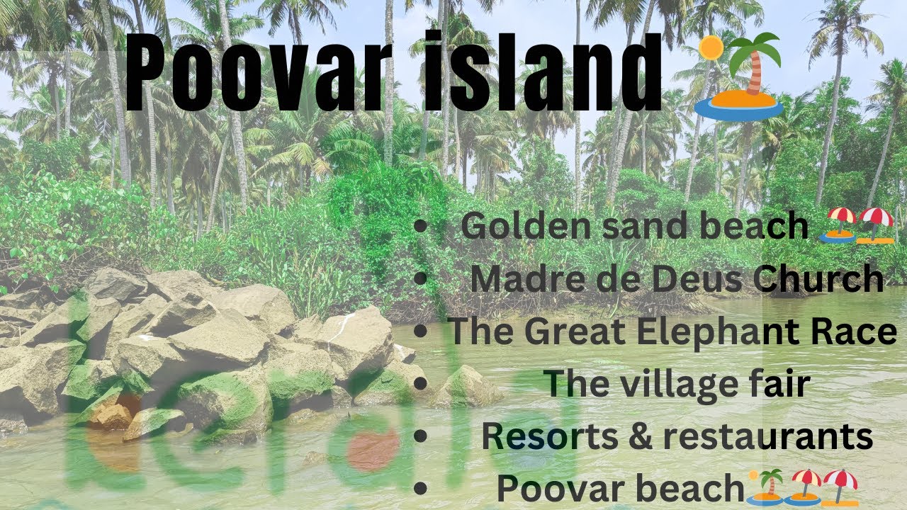 Poovar Backwaters 😍 Golden Sand + Blue Water | పూవార్ ద్వీపం కేరళ  | Poovar Island Kerala Boating