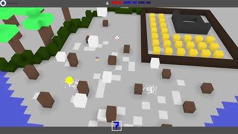 Voxel snow in javascript
