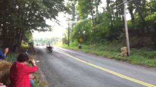 John Landino flips his cart at Montague Soapbox Races September 19, 2010