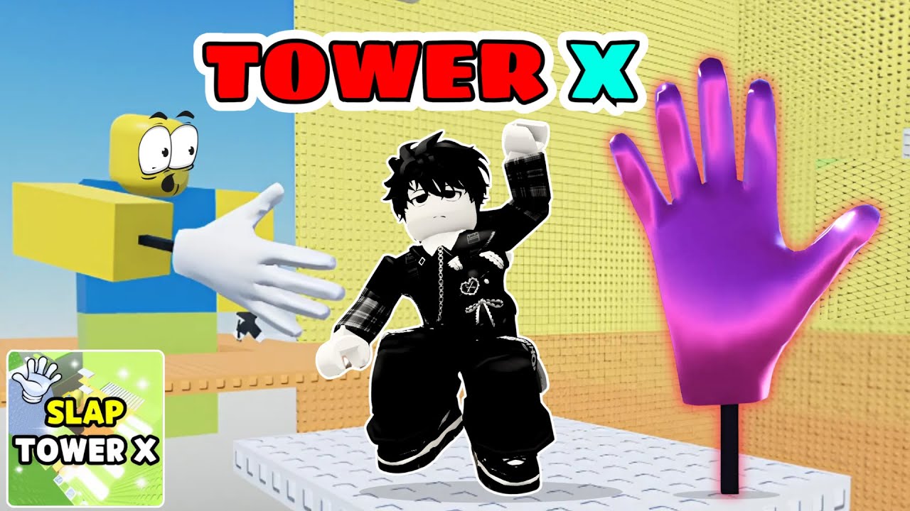 Slap Tower | Mình Đã Phá Đảo Tower X Và Gặp Người Khổng Lồ Slap Mới