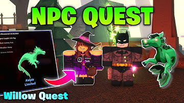 How to get Kelpie and Complete Willow Quest in Fisch Fright Update