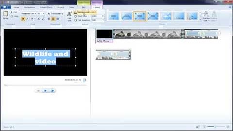 03- Add a title - Windows Movie Maker