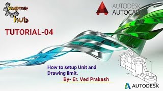 Autocad 2016 - Tutorial 4. How to Setup Units and Drawing limits.