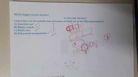 GATE CSE 1994 Q 17 || Linked Lists ||Data Structure || GATE Insights Version: CSE
