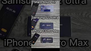 Samsung S22 Ultra vs iPhone 13 Pro Max vs Sharp Aquos R7 Pubg Speed Test