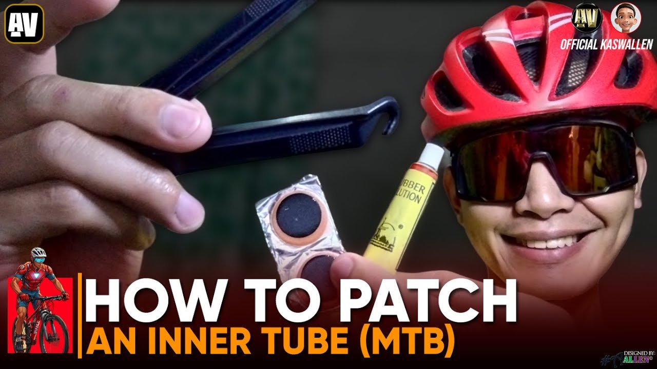 How To Patch a Mountain Bike Inner Tube Allen Villacarlos YouTube