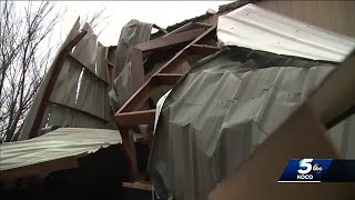 Strong storms cause damage at Barry Switzer’s search & rescue dog training facility