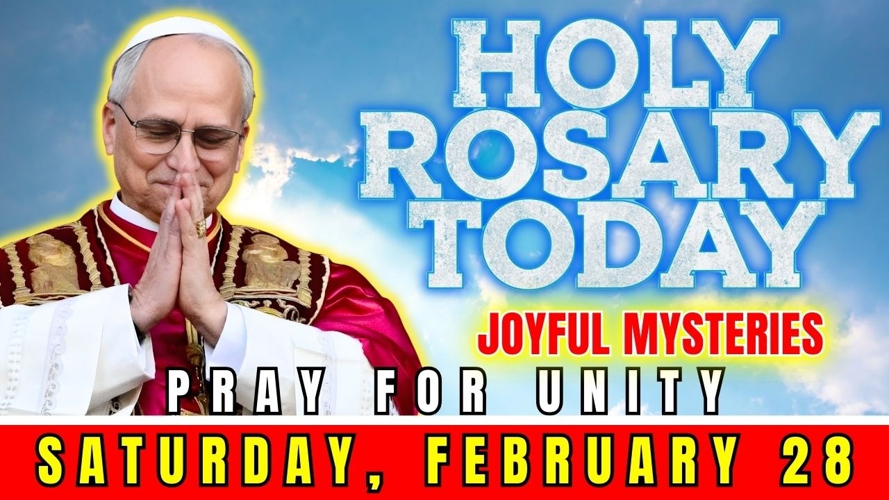 HOLY ROSARY TODAY ❤️ SATURDAY, FEBRUARY 28, 2026 🌹 JOYFUL MYSTERIES | DAILY HOLY ROSARY