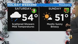 Philadelphia Weather: Scattered Showers For Christmas Eve