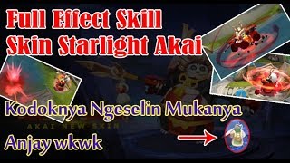 Auto Buy Gameplay Skin Starlight Akai Akazonae Samurai Juni 2018 - Mobile Legends