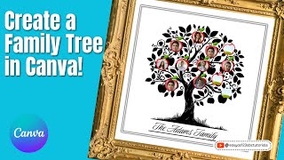 Create a Family Tree in Canva Perfect for Digital Products Easy to Follow Canva Beginner Tutorial screenshot 5
