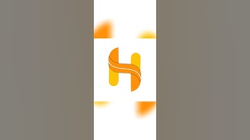 H logo design pixellab #shorts