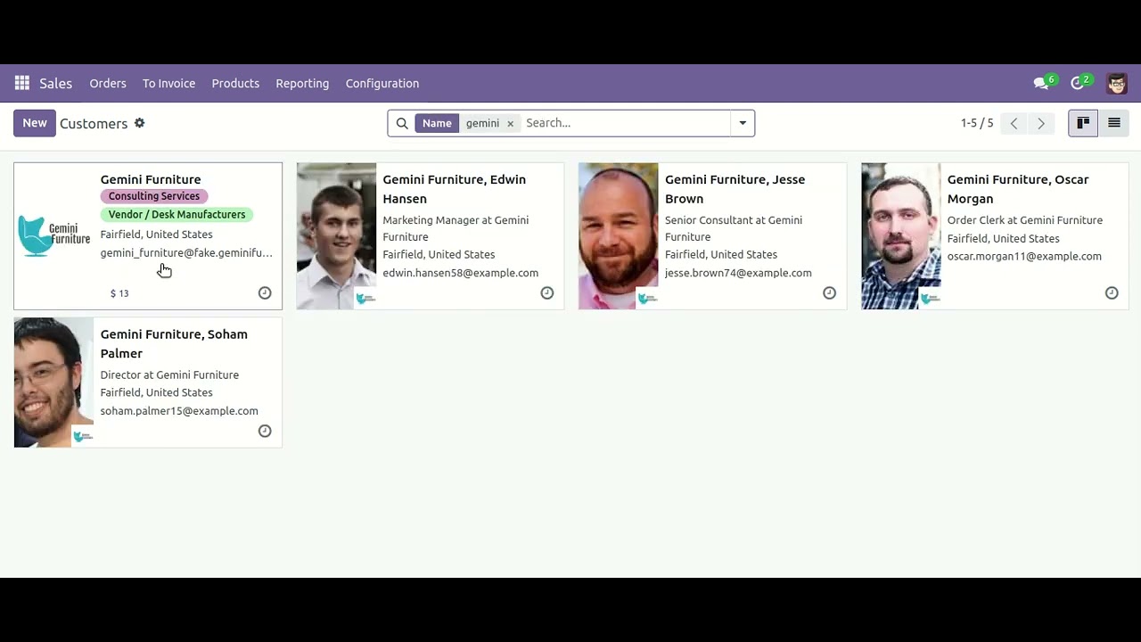 Salesperson Own Customer's Saleorders Odoo