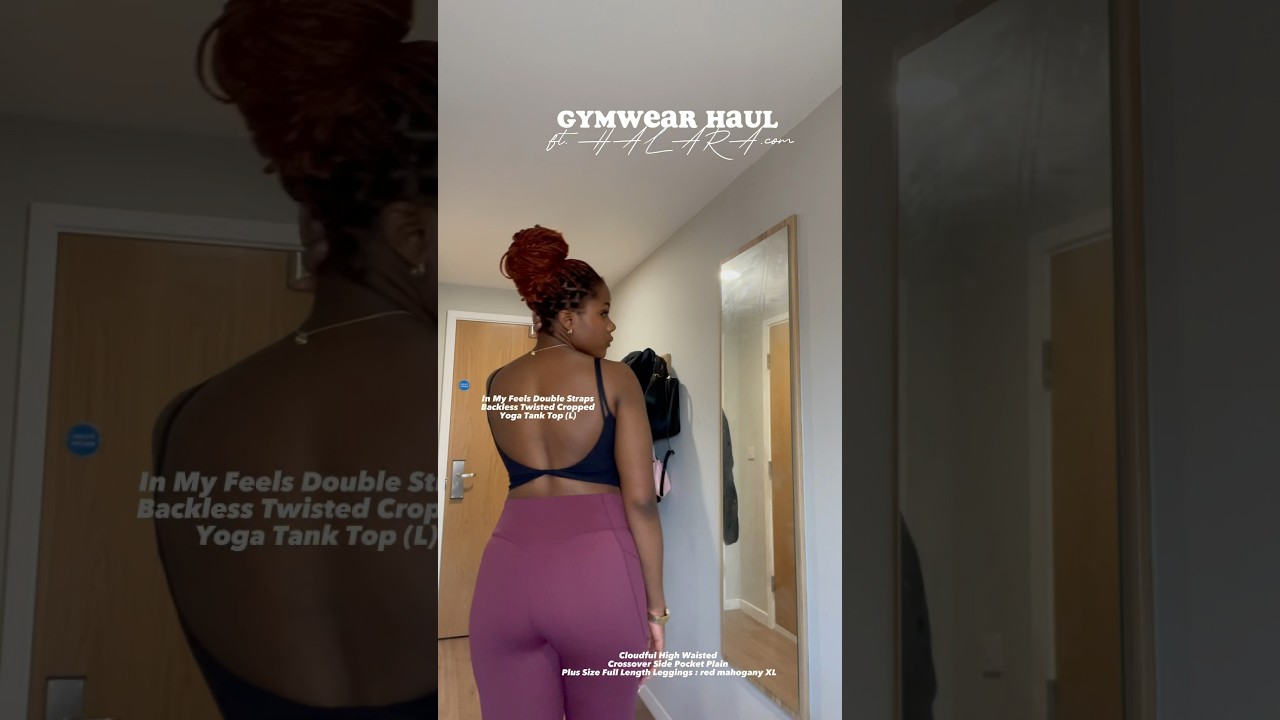 gymwear haul ft. HALARA.com 
