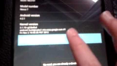 How to Enable USB debugging Nexus 7