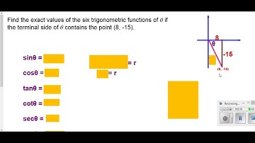 Trigonometric Functions of General Angles updated