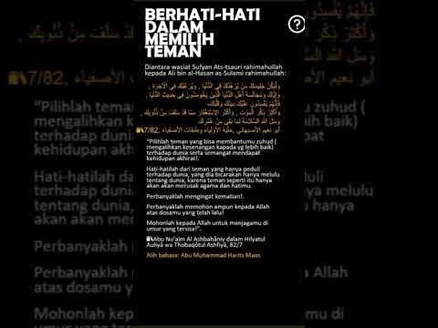 Berhati-hati Dalam Memilih Teman #shorts