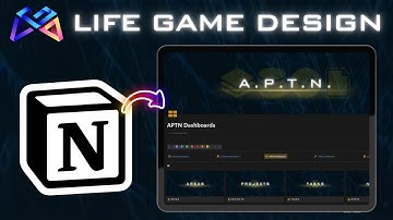 Build a Productivity App For Gamers With Me in Notion - Dashboards | Life Game Design Pro | #1