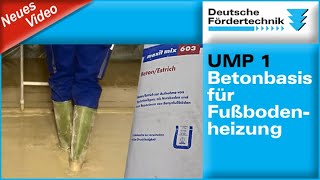 Unterbeton Mit Estrichbeton Maxit 603 Und Betonmischpumpe Ump 1 Für Fußbodenheizung Einbauen
