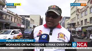 Public sector workers on nationwide strike over pay