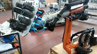 Tecno-Pro Kuka Robot Rubber moulding handling screenshot 1