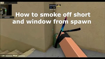 How to smoke window + short and connector - Mirage || Counter Blox Roblox