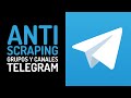 PROTEGE tu canal o grupo de TELEGRAM contra SCRAPERS