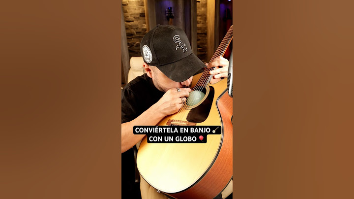CONVIERTE TU GUITARRA EN UN BANJO 🪕 SOLO CON UN GLOBO 🤯