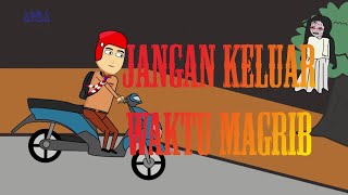 Horror Cartoon: Don't Go Out at Maghrib | Ghost Cartoon | Scary Cartoon