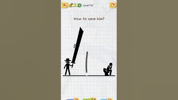 DRAW 2 SAVE AMAZING ARTS LEVEL 47 MUST WATCH #viral #shorts #fyp #walkthrough #draw2save