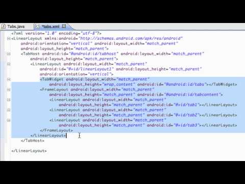 - 84 - Tabs setup with TabHost.MP4