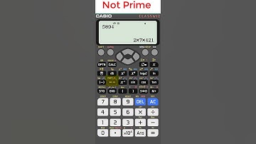 Prime number check using Casio fx-991 ex | Prime factorization | Calculator Hacks