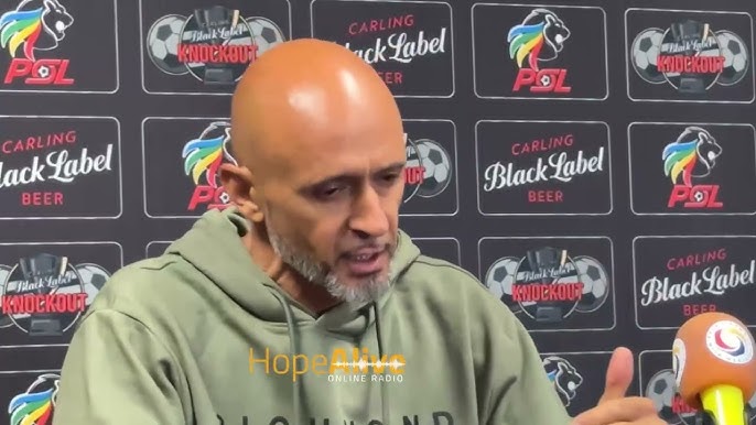 Mamelodi Sundowns coach Miguel Cardoso on defeat to Marumo Gallants in Carling Knockout cup. - YouTube