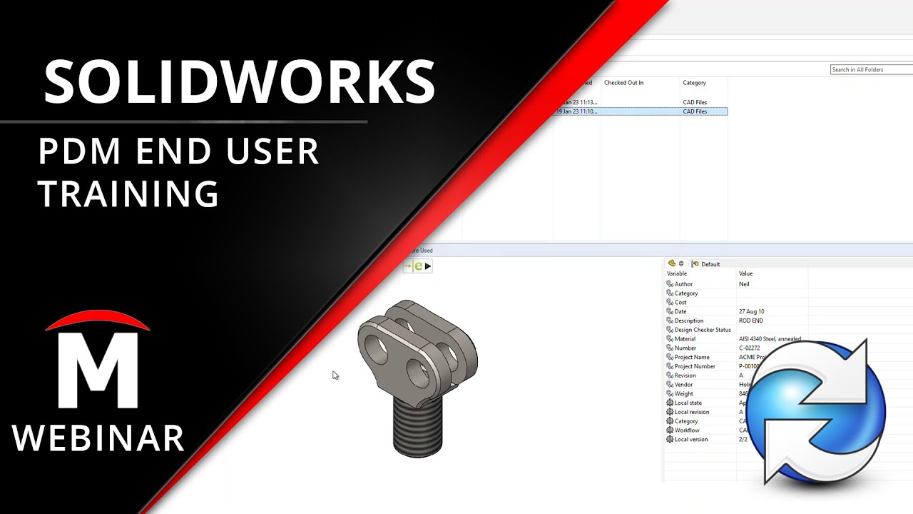 PDM End User Training - SOLIDWORKS Webinar - YouTube