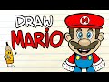 How to draw mario