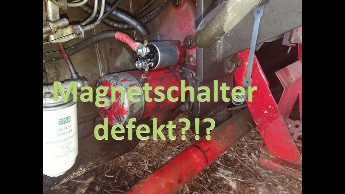 Castlegarden Rasenmähertrecker - Wieder mal der Magnetschalter am Anlasser!  