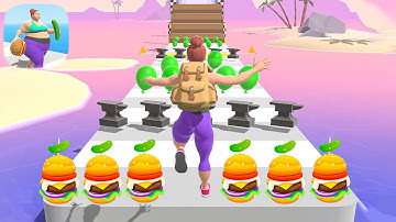 Fat 2 Fit 🍟🍔❤️- Bag Full Fat Body Run gameplay All Levels (Android,iOS) Max Pro Level HT56U HY78OK