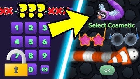 Slither.io CODE SKINS COSMETIC ITEMS + 100.000.000K MASS AT START !! Code slitherio