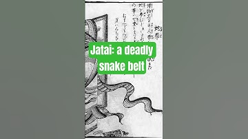 Jatai, belts turning into snakes #yokai #japanesefolklore