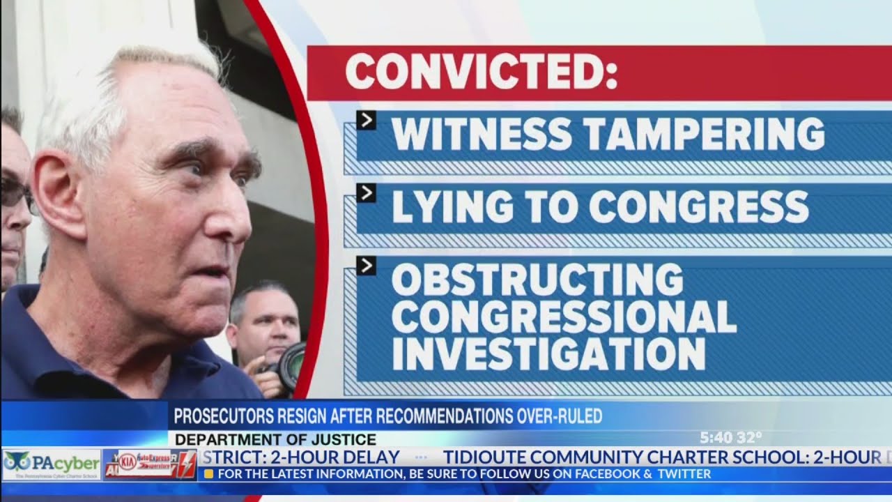 Controversy continues over handling of Roger Stone's criminal case after all four prosecutors resign