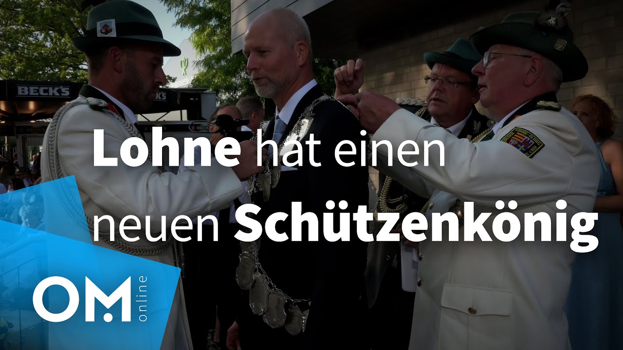 Christian kl. Stüve ist Schützenkönig in Lohne