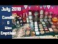 Summer Candle & Wax Empties|July 2018|Bath & Body Works, Homeworx.