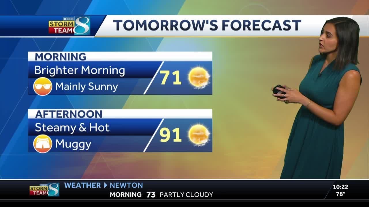 Iowa weather: The heat and humidity bounce back as rain chances linger ...