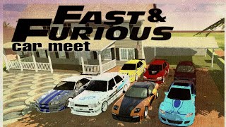 FAST & FURIOUS car meet | car parking multiplayer screenshot 3