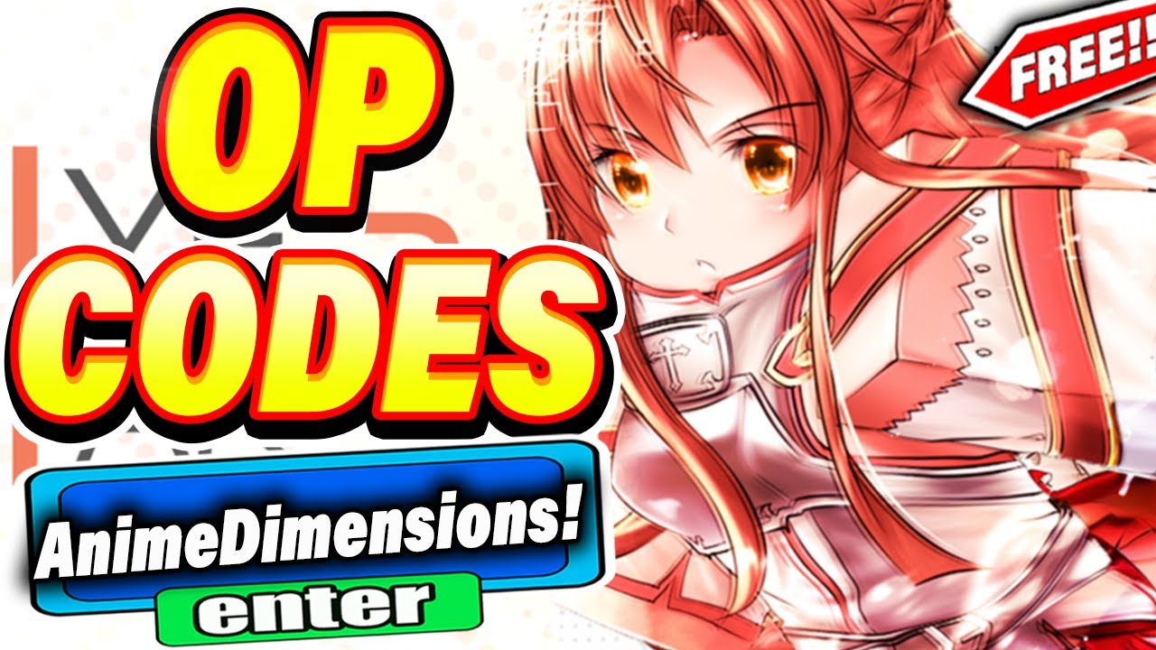 (2023) ALL *FREE GEMS* SECRET OP CODES In Roblox Anime Dimensions ...