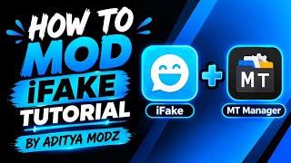 🔥 How to MOD iFake App Using MT Manager | Easy Tutorial 2026 | Aditya Modz