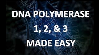 Visual Mnemonic DNA POLYMERASE 1, 2, & 3