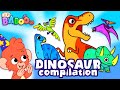 Learn Dinosaurs for Kids | Dinosaur Cartoon videos | t-rex velociraptor | Club Baboo