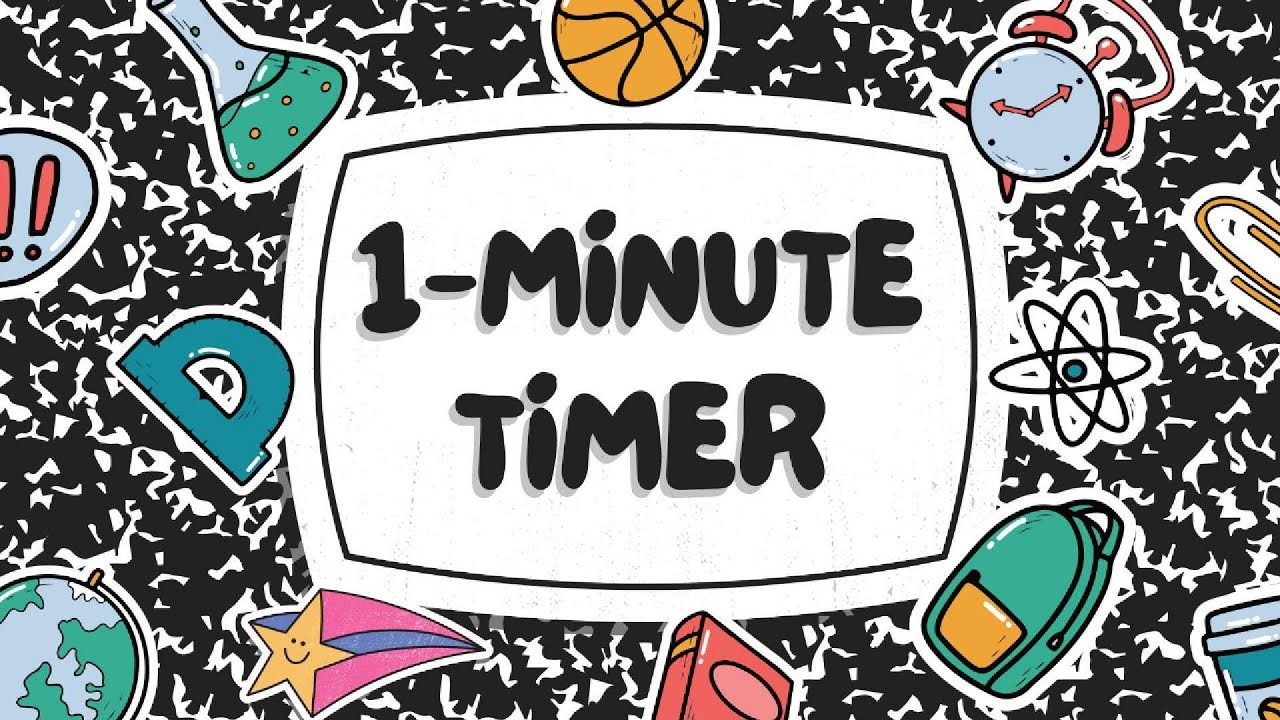1 Minute Classroom Focus Timer | Educational Countdown