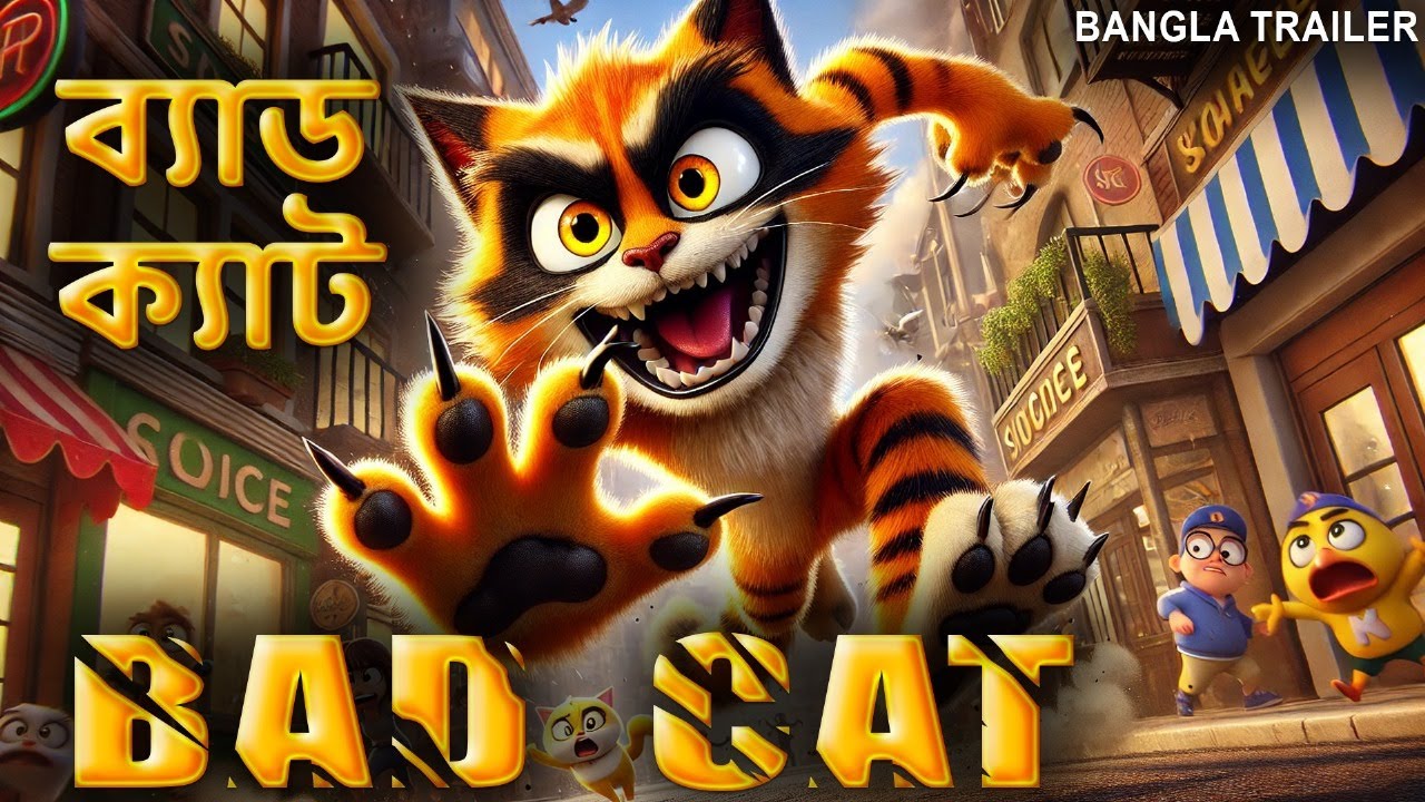 ব্যাড ক্যাট BAD CAT Official Bangla Trailer | Mehmet Kurtulus, Ayse Ünal | Animatied Movie In Bangla